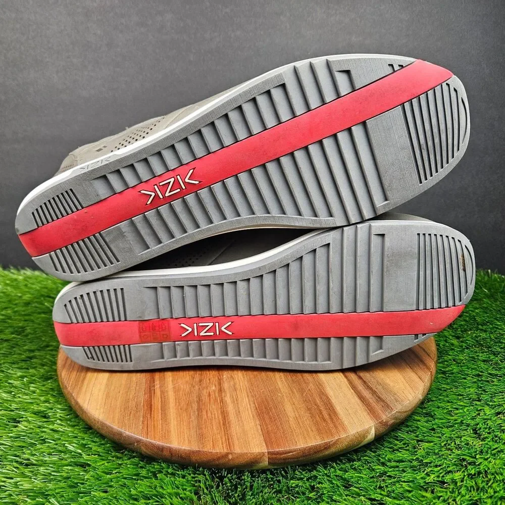 Kizik Boston Mens Size‎ 14 Gray Casual Classic Hands-Free Slip-On Shoes Sneakers